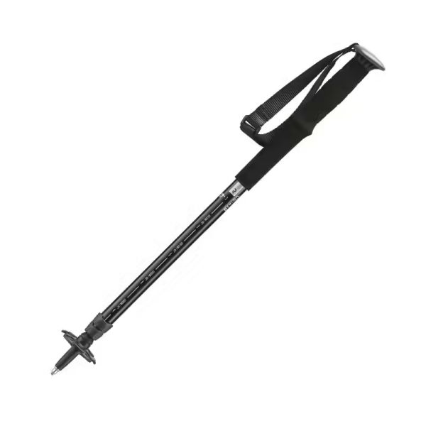 bâton réglage facile de randonnée - mt100 confort noir