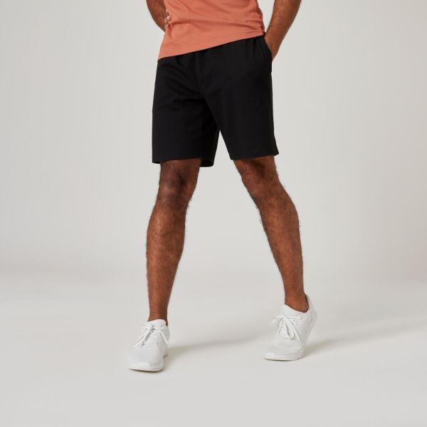 Short Fitness Homme - 500 Essentials Noir Domyos