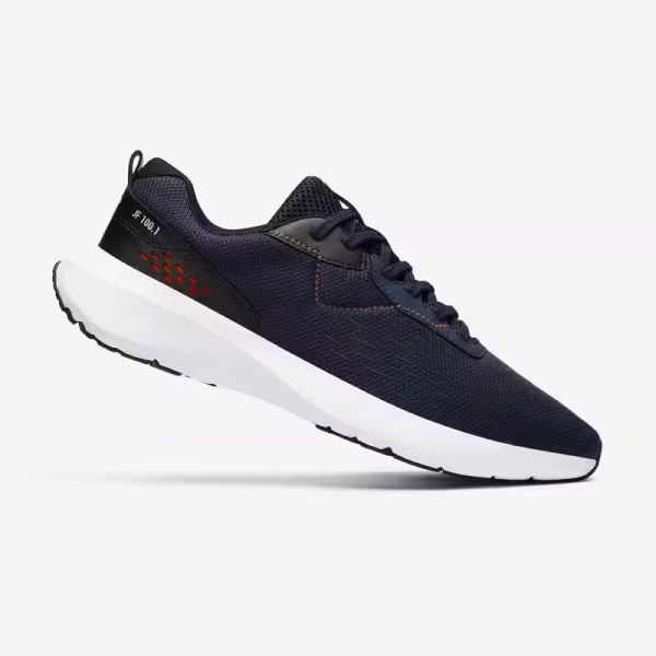 Chaussures KALENJI BLEU de running homme jogflow 100.1 BLEU/orange