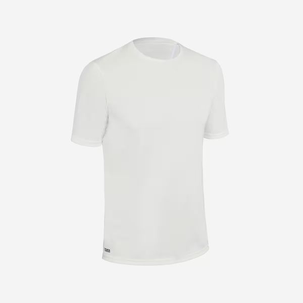WATER TEE SHIRT top anti UV surf Manches Courtes Homme Blanc