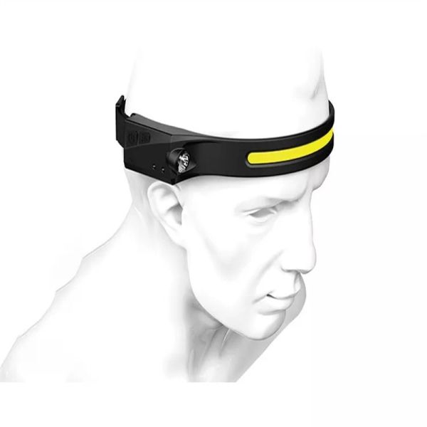 LAMPE FRANTAL 350 Lumens Headlamp YT200 Usb Rechargeable and Senso