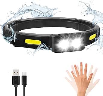 lampe frantal Ultra Bright 2*XPE+2*COB LED Head