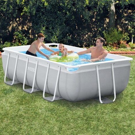 Piscine rectangulaire prisme avec filtre 300*175*80 cm
