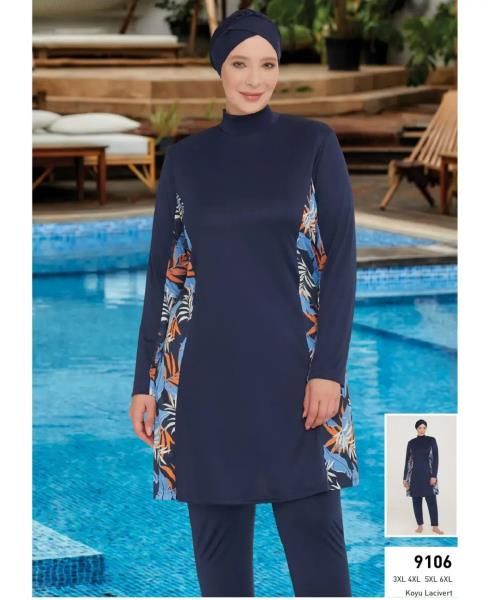 Maillot Hijab Big Size (Grande taille) Rozamay