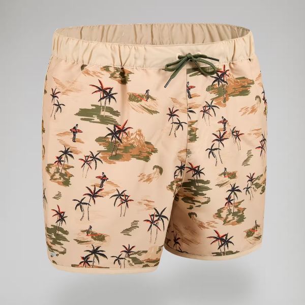 Short de bain 14" Homme - 100 califun beige