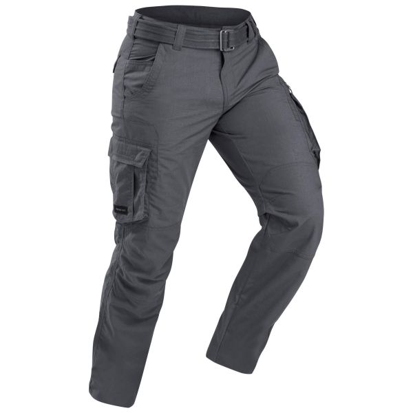 Pantalon cargo de trek voyage - Travel 100 gris homme