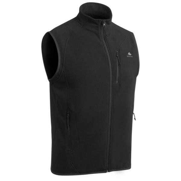 Gilet polaire Noir de randonnée Quechua