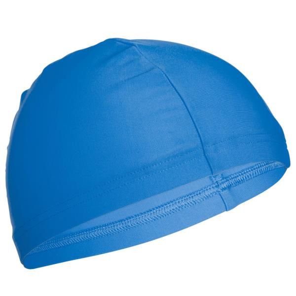 Bonnet natation en tissu maille bleu foncé Nabaiji