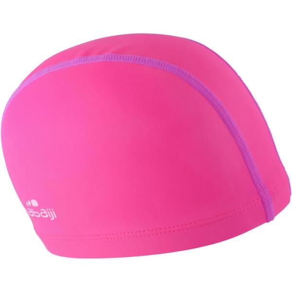 Bonnet natation silicone rose junior nabaiji