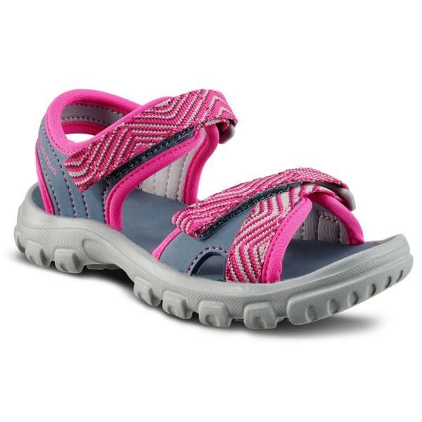 Sandales de randonnée mh100 fille bleues rose - enfant - 24 au 31 Quechua