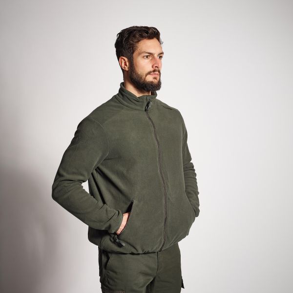 Veste polaire vert 100 Solognac