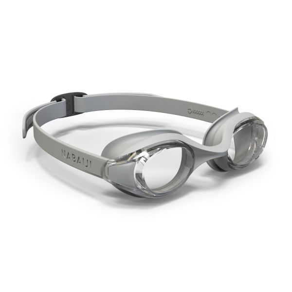 LUNETTES DE NATATION - READY - TAILLE UNIQUE - VERRES CLAIRS - GRIS NABAIJI