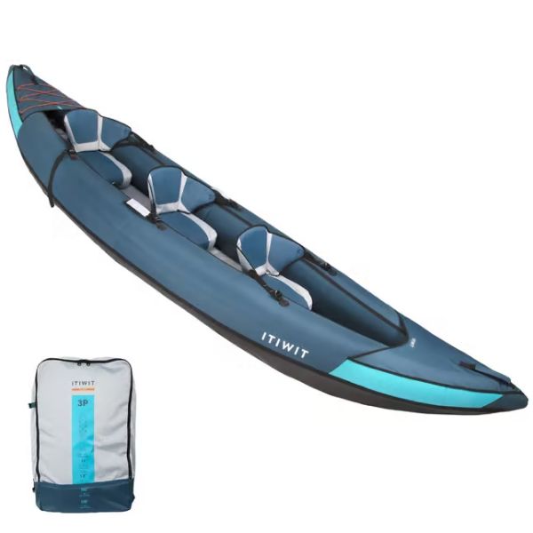 CANOE KAYAK GONFLABLE DE RANDONNEE 2/3 PLACES ECODESIGN ITIWIT