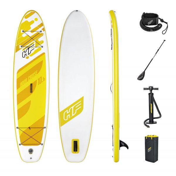 Paddle gonflable HF aqua cruise set pompe+rames 320*76cm 110kg Bestway