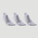 Chaussette de sport basse RS 500 blanc lot de 3 Artengo