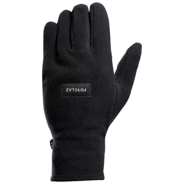 Gants polaire recyclés de trekking montagne - trek 100 noir - adulte Forclaz Quechua