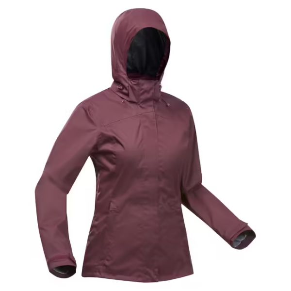 VESTE IMPERMةABLE DE RANDONNةE MONTAGNE - MH100 - FEMME QUECHUA