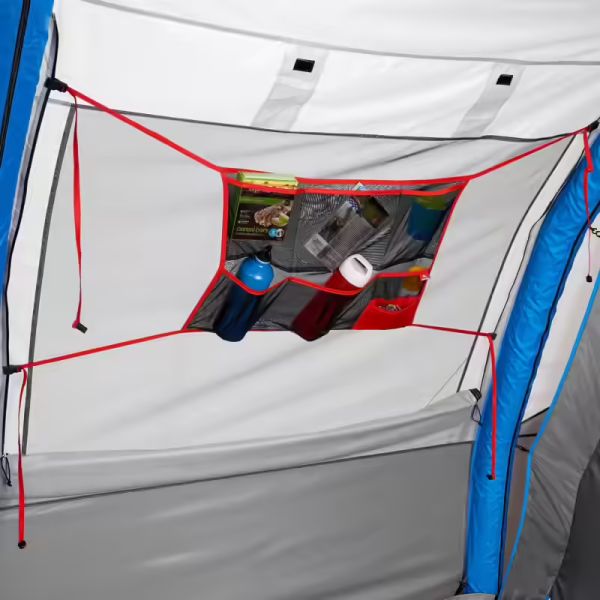 Filet universel pour tente ou séjour de camping - 6 poches de différents formats