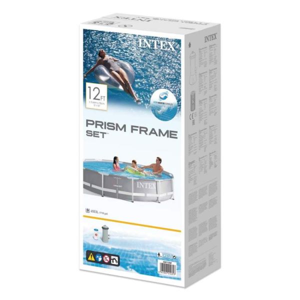 Piscine Ronde Prisma Frame 366 x 0.76 Cm Avec Pompe Filtrante INTEX