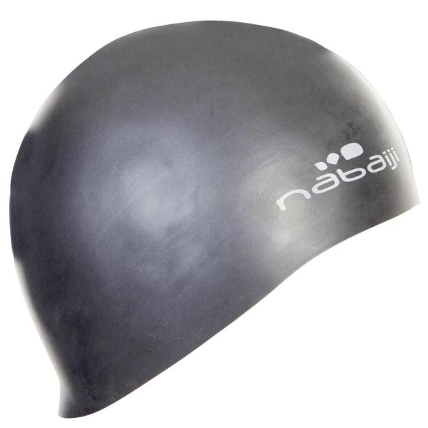 BONNET DE BAIN NATATION SILICONE FIN 500 GRIS NABAIJI