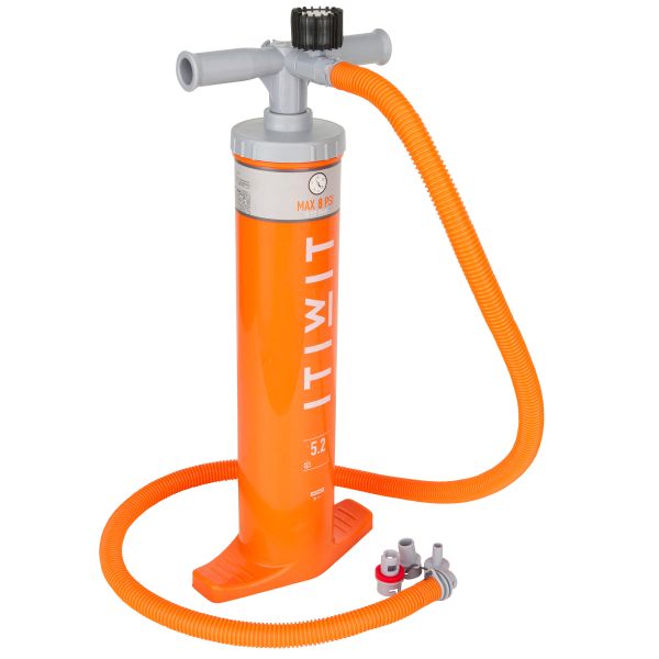 Pompe a main basse pression 1-8 psi double action pour kayak 2 x 2,6l ITIWIT
