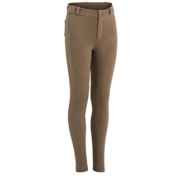 Pantalon équitation basanes Enfant - 140 marron FOUGANZA