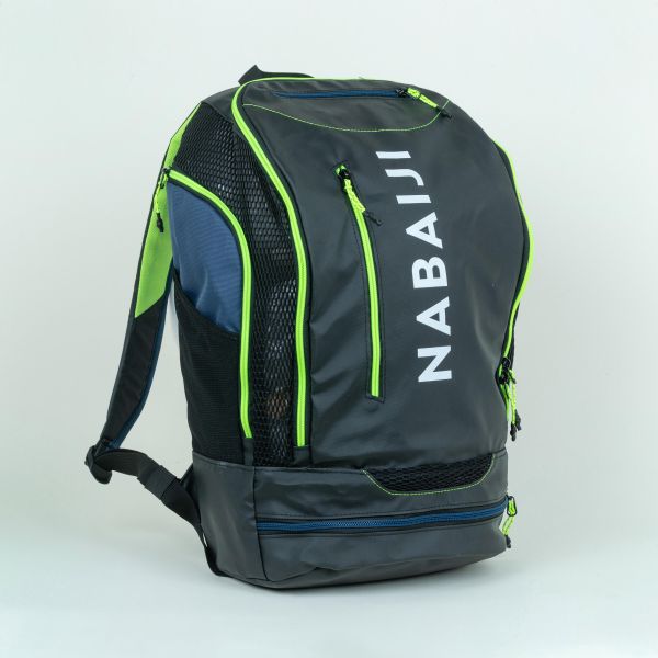 Sac A Dos Natation 27 Litres 900 NOIR JAUNE