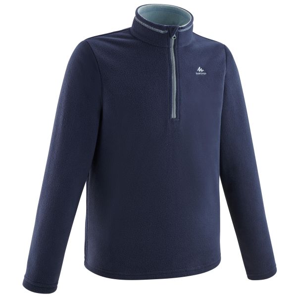 Polaire de randonnée - MH100 bleue - enfant 7-15 ans