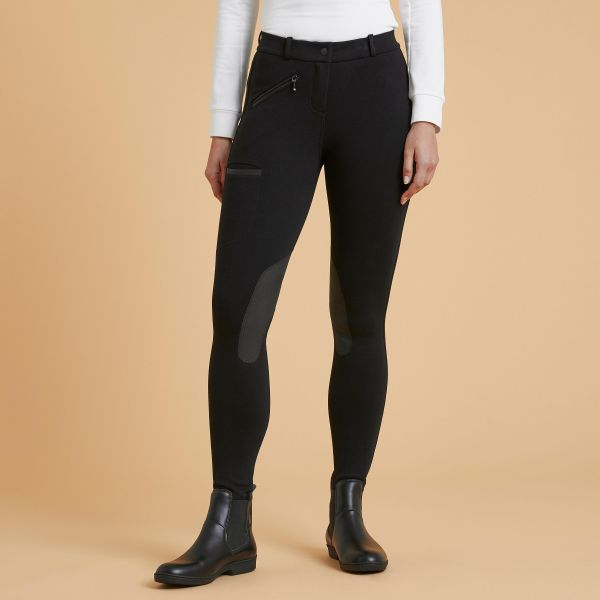 Pantalon équitation basanes Femme - 140 noir