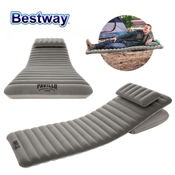 Matelas Gonflable Multifonction 1 Place Avec 2 Oreillers Bestway Pavillo