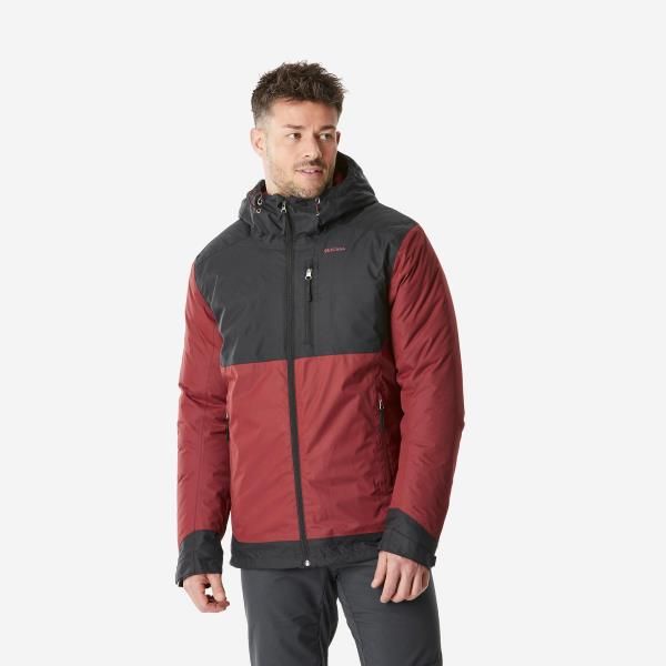 Veste hiver imperméable de randonnée - sh500 -10°c - homme
noir fumé / marron terracotta
